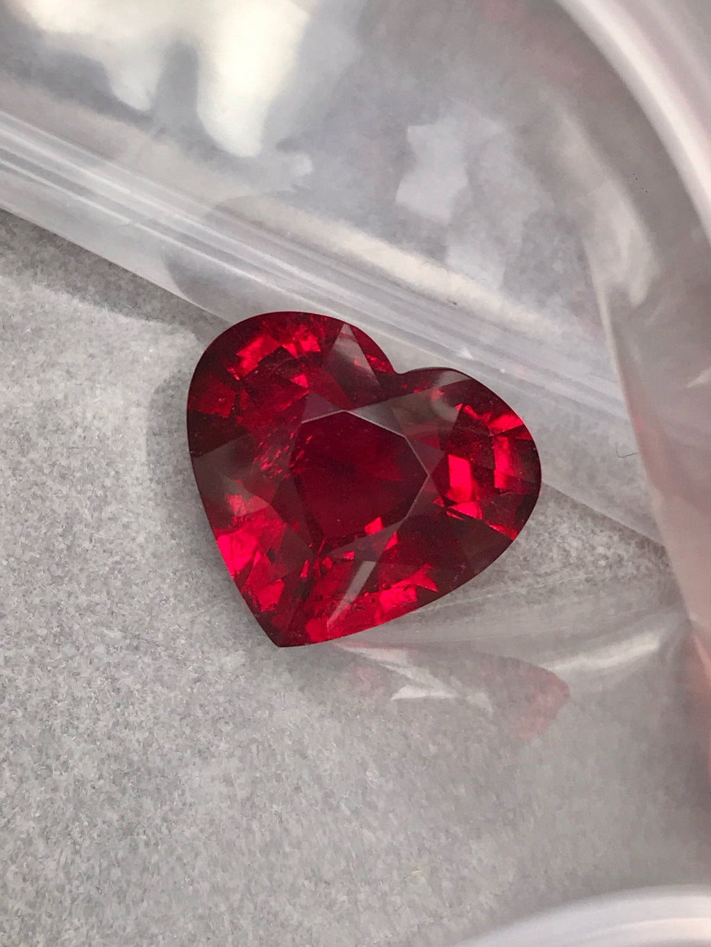 High-quality 8.34ct Heart Shape Rubelite Tourmaline