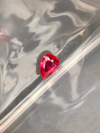 High-quality 1.04ct Pear Shape No Heated Mozambique Pigeon Blood Ruby