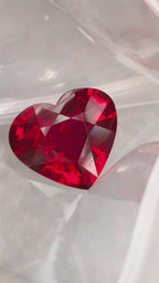 High-quality 8.34ct Heart Shape Rubelite Tourmaline